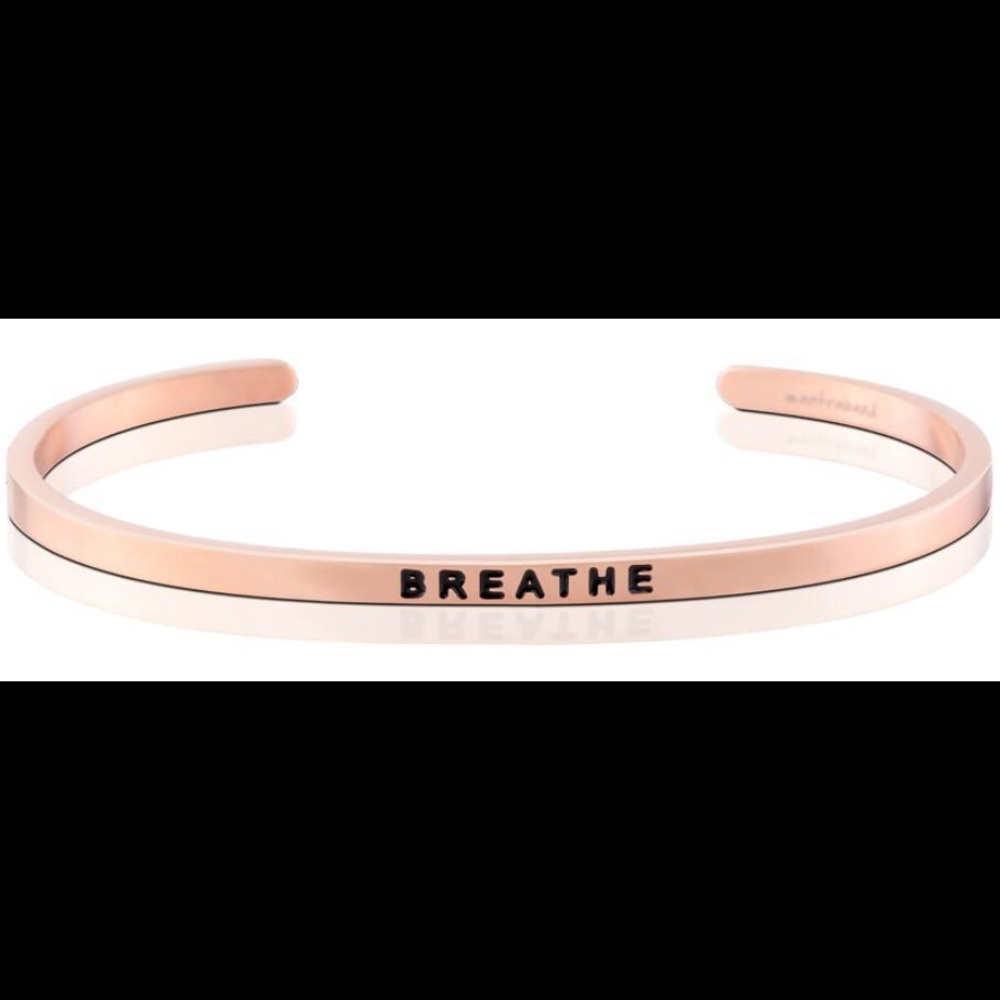 Mantraband Rose Gold “Breathe”